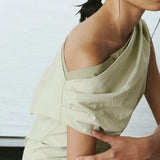 Blane Layered Mini Dress in Pistachio One of Others