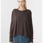 Oversized long sleeve top by bassike at clothlifestyle boutique