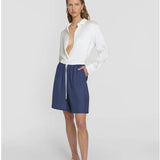 Limelight Short in Navy Cupro Viktoria + Woods