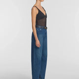 Gallagher Jean in Dark Wash Viktoria + Woods