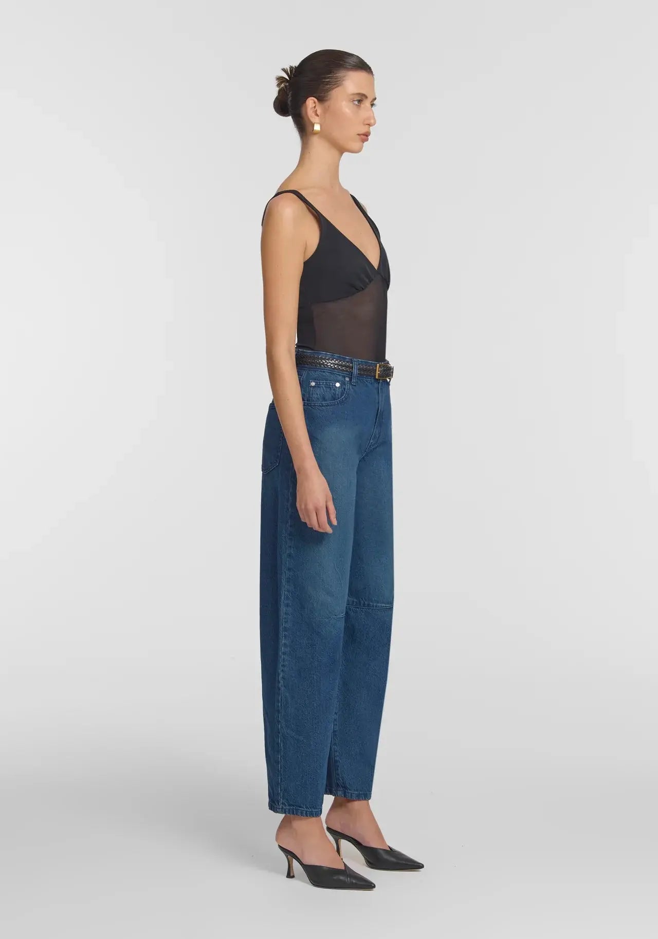 Gallagher Jean in Dark Wash Viktoria + Woods