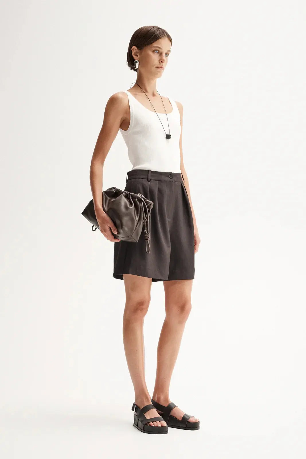Pharoah Short in Chocolate Brown Elka Collective