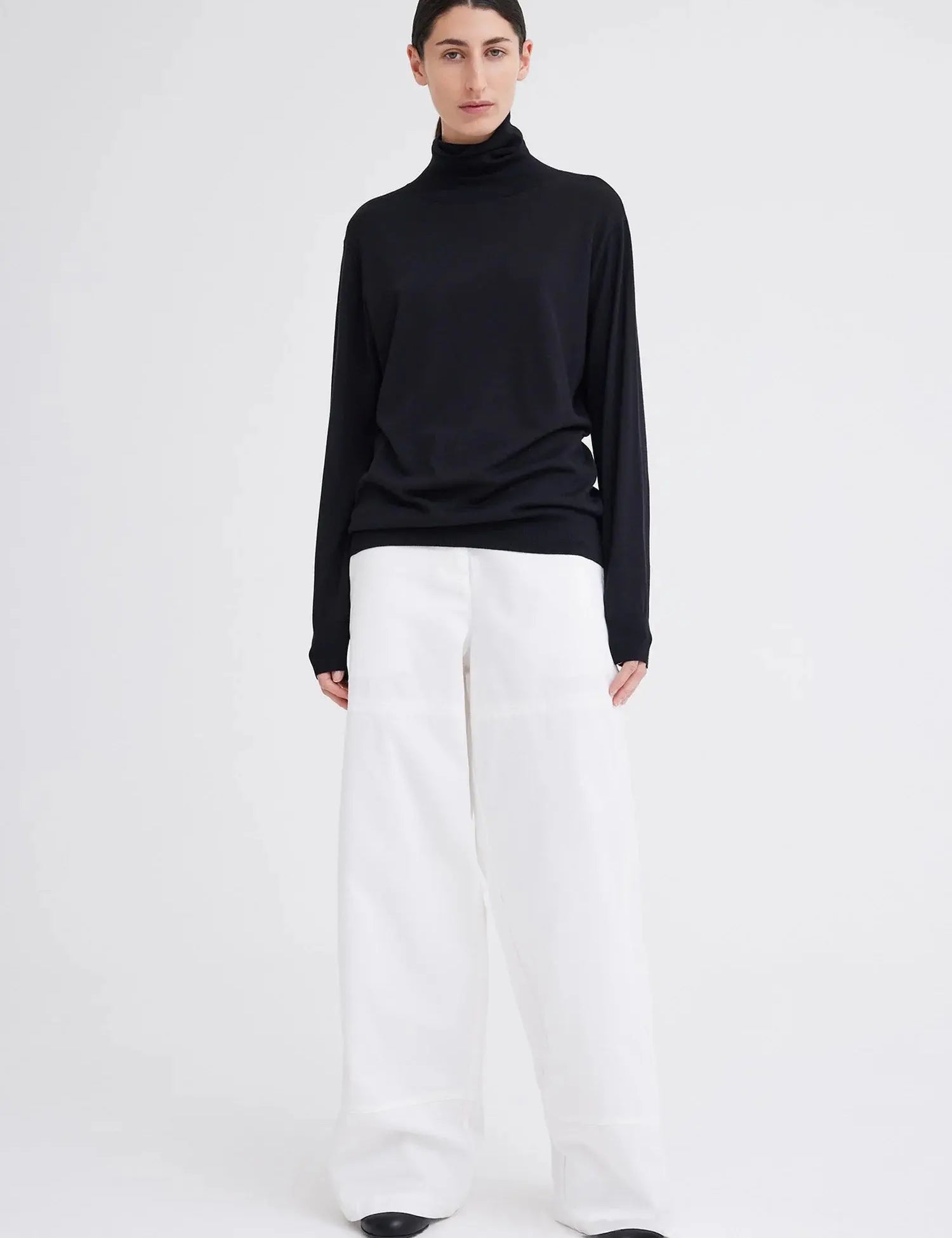 Vermont Merino Wool Sweater in Black Jac + Jack