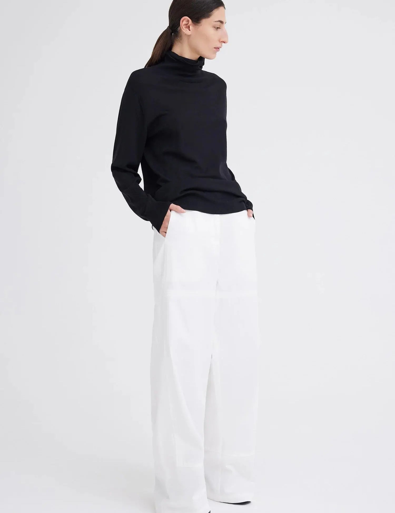 Vermont Merino Wool Sweater in Black Jac + Jack