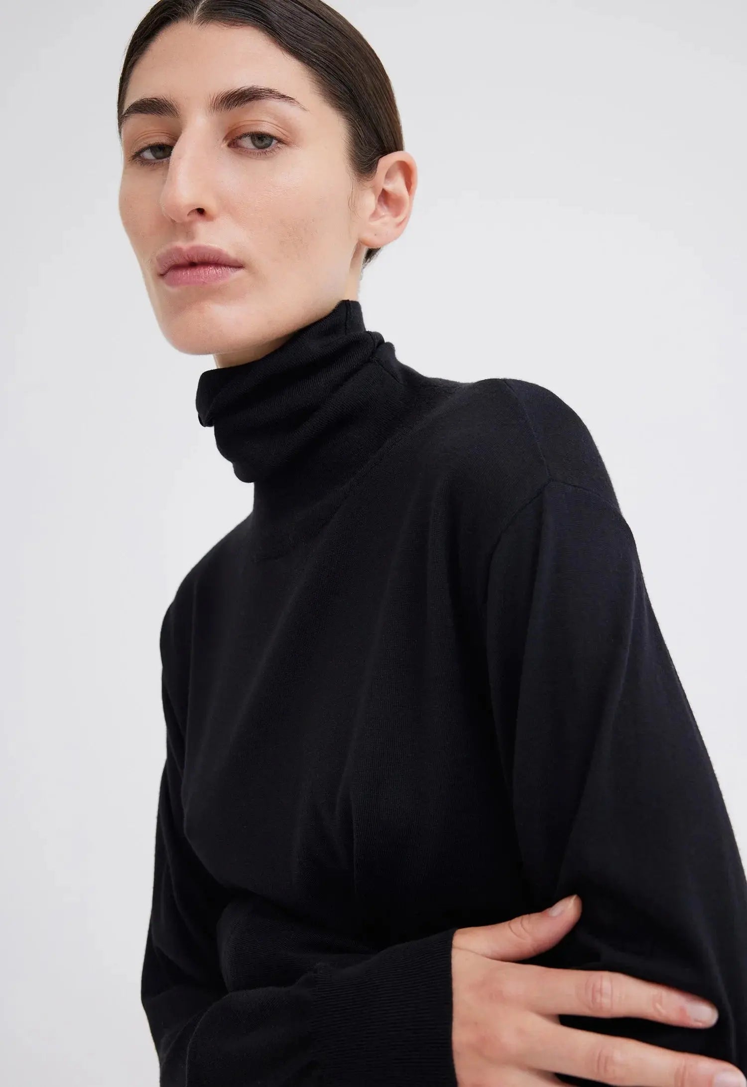 Vermont Merino Wool Sweater in Black Jac + Jack