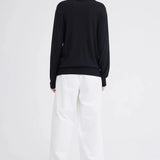 Vermont Merino Wool Sweater in Black Jac + Jack