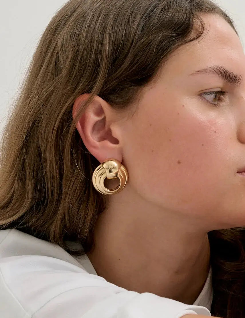 Immaculate Earrings in Gold Anna Rossi