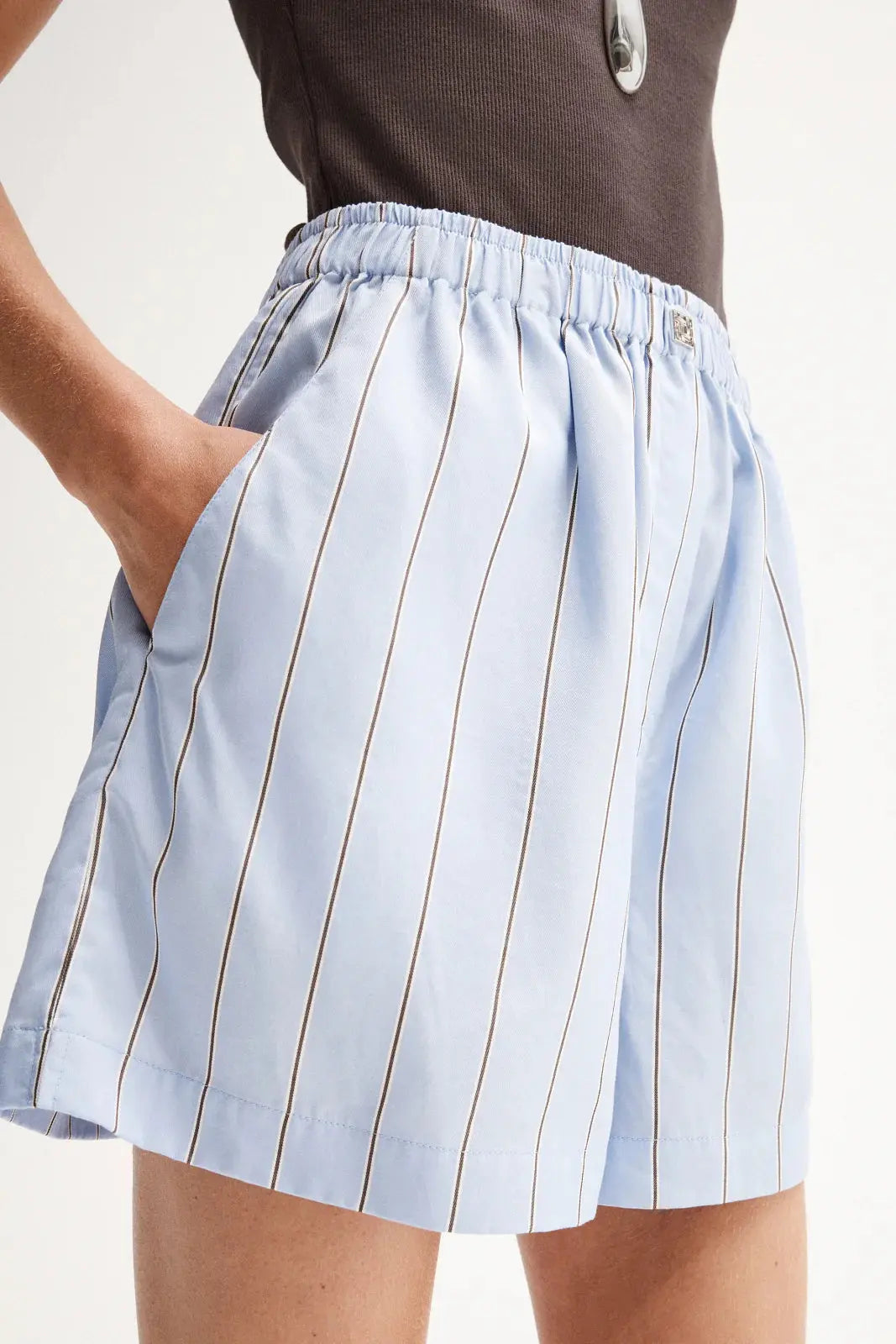 Henry Short in Blue Stripe Elka Collective