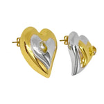 Morgan Earrings in Mixed Metal Mountain and Moon