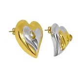 Morgan Earrings in Mixed Metal Mountain and Moon