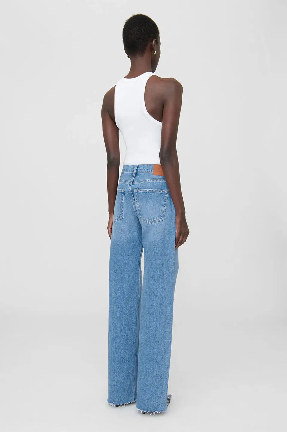 The Hugh Jean in Panama Blue - Cloth Lifestyle Boutique- Anine Bing