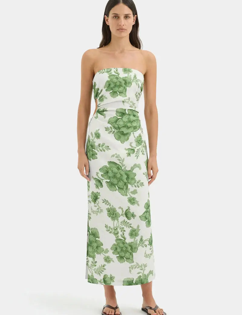 Gardella Strapless Midi Dress Sir.