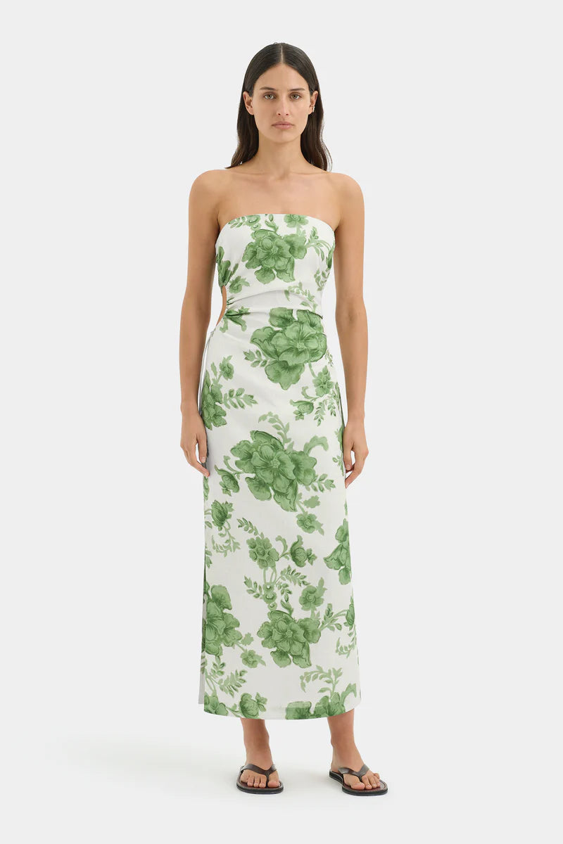 Gardella Strapless Midi Dress Sir.