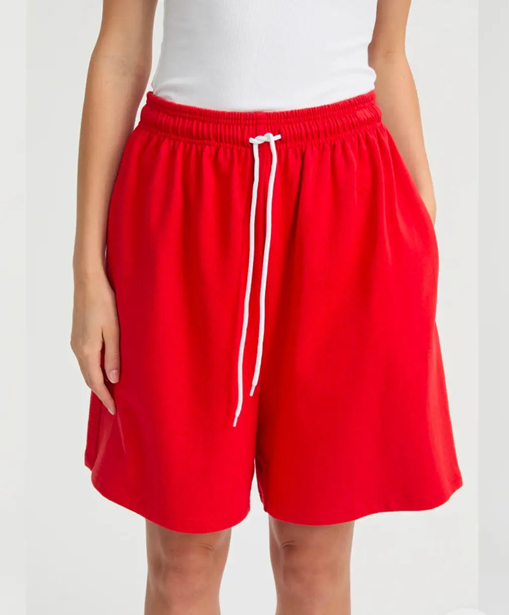 Hendrix Short in Red Blanca