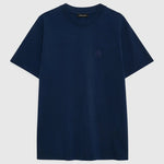 Lili Tee Framed Monogram in Washed Navy Anine Bing