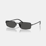 Prada Rectangular Metal Sunglasses Prada