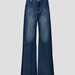 Denim wide leg dark indigo clothlifestyle boutique