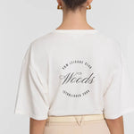 Club Woods Tee in White Viktoria + Woods