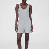 Kam Short Monogram in Heather Grey Anine Bing