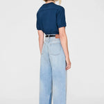 Jaylin Tee Paris in Washed Navy Anine Bing