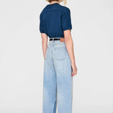 Jaylin Tee Paris in Washed Navy Anine Bing
