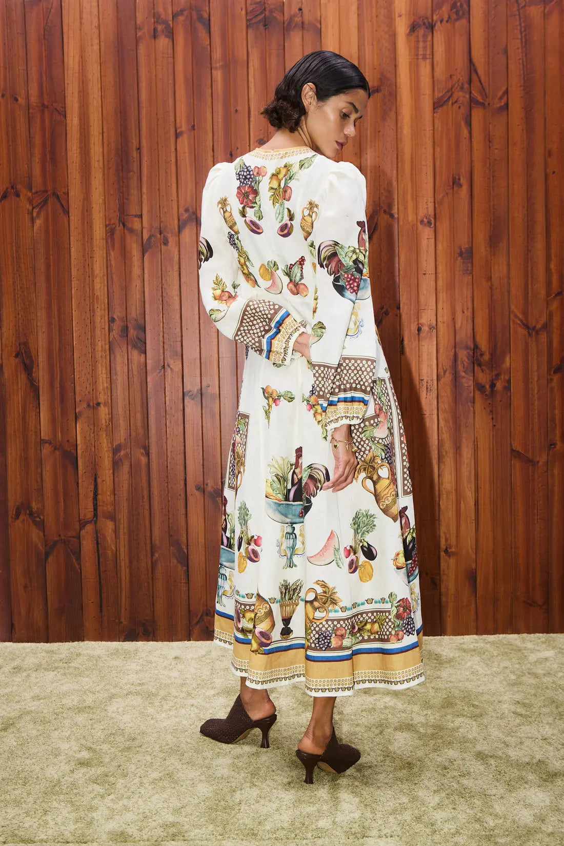 Mercado Midi Dress Alemais