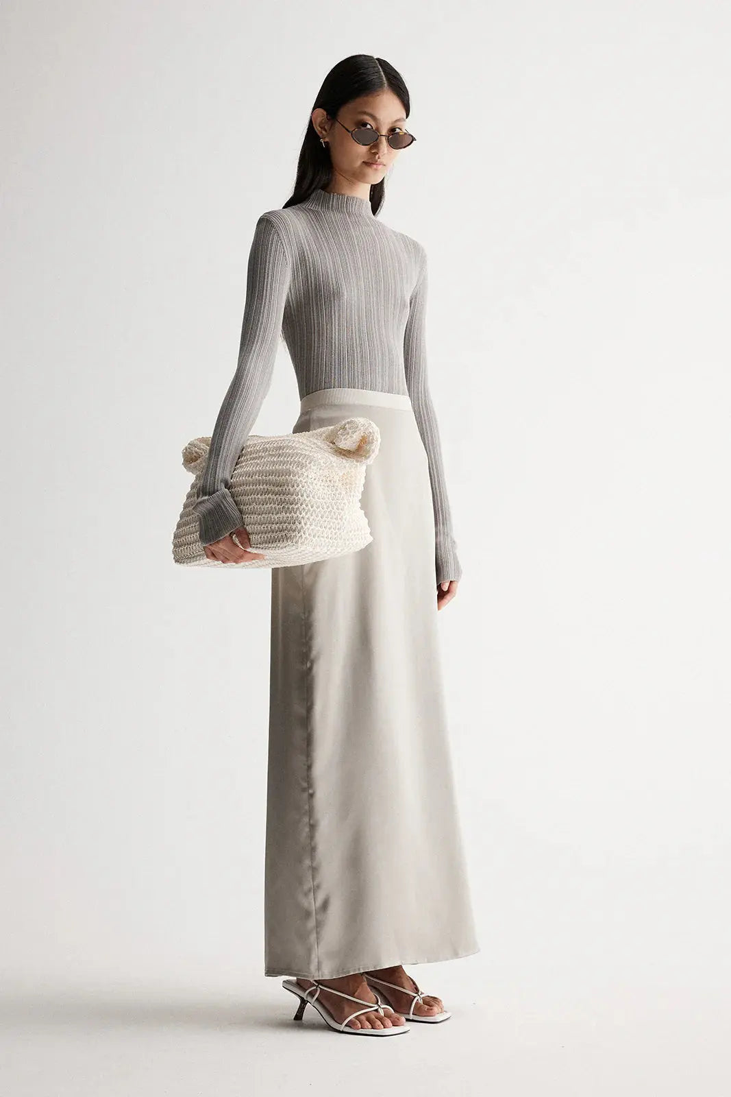 Luella Knit Top in Dusty Sage Elka Collective
