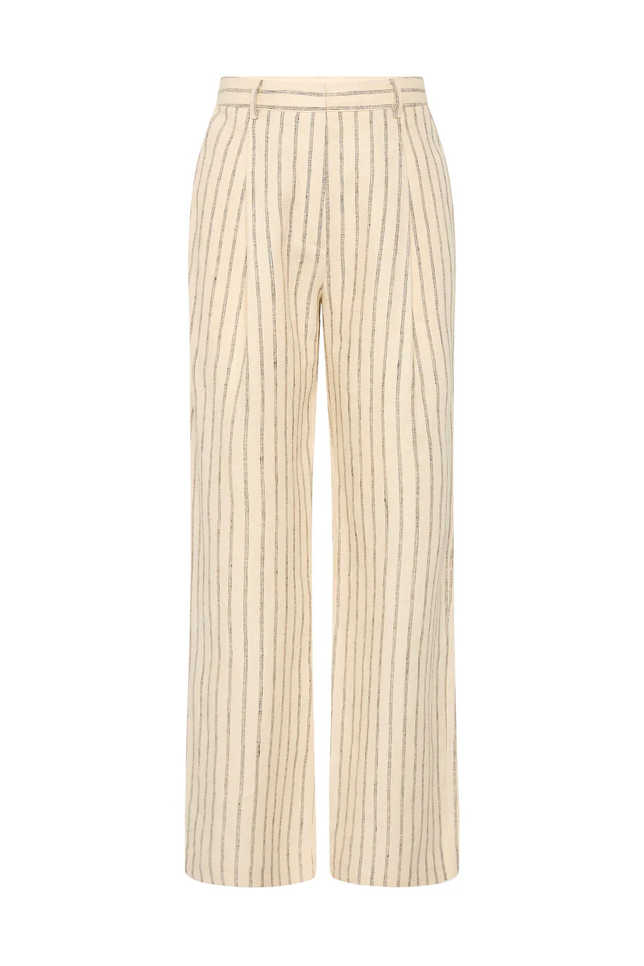 Mackenzie Trouser in Cream Pinstripe Posse