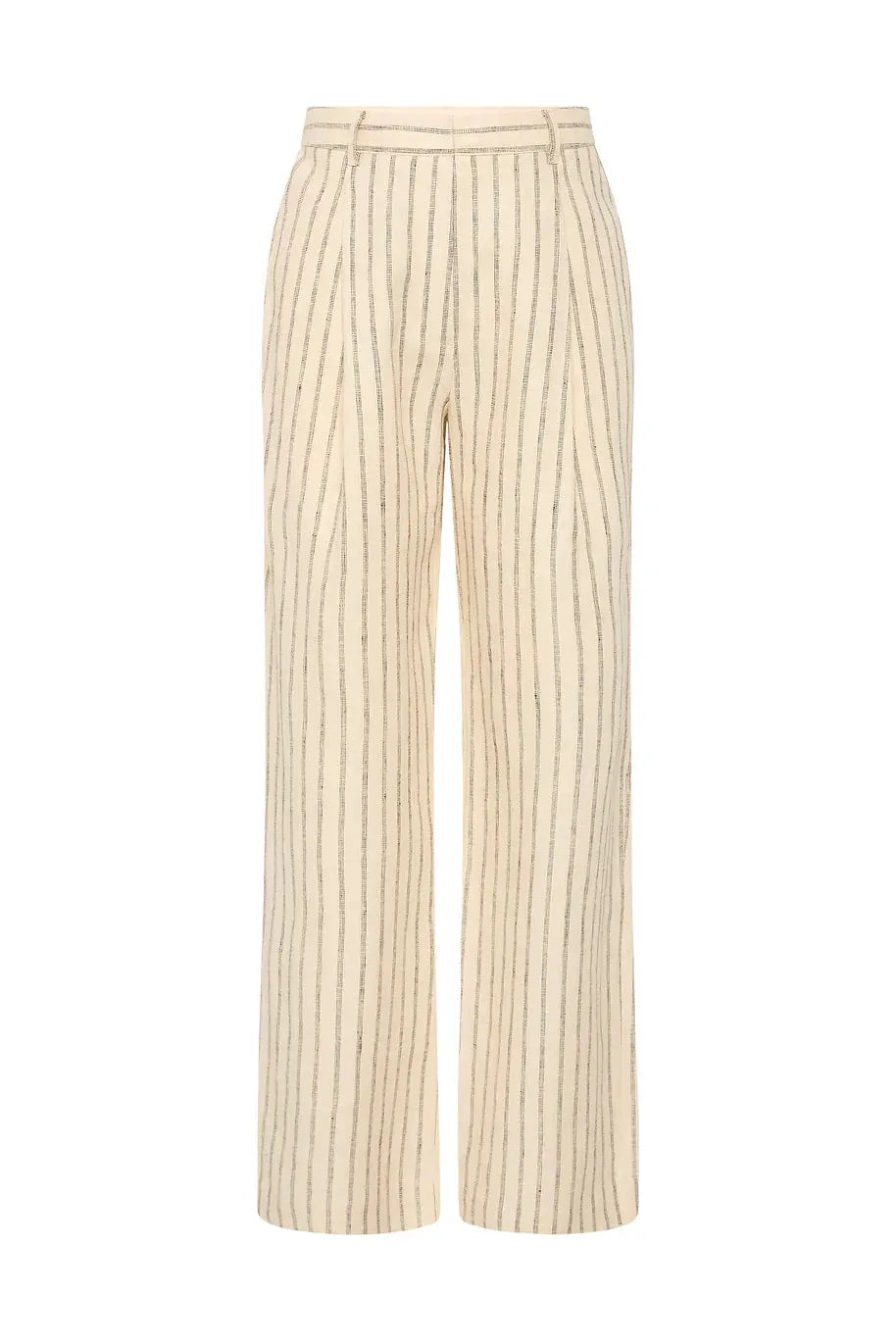Mackenzie Trouser in Cream Pinstripe Posse