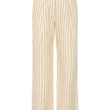 Mackenzie Trouser in Cream Pinstripe Posse