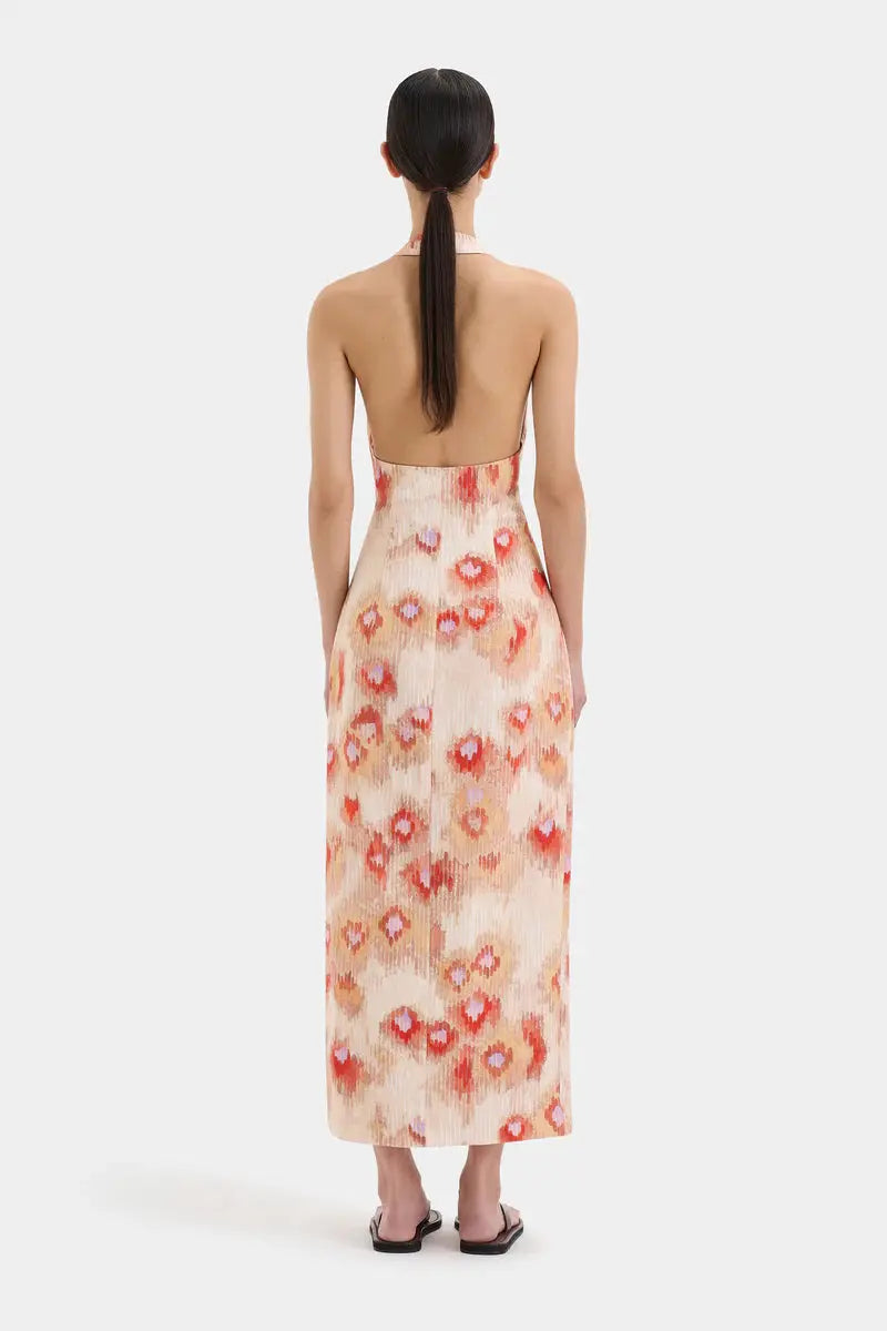 SIR Fiorella Tie Midi Dress Sir.