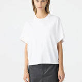 White crew neck tee clothlifestyleboutique