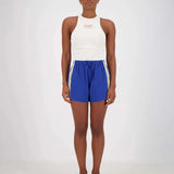 Cotton Jersey cobalt blue shorts clothlifestyleboutique