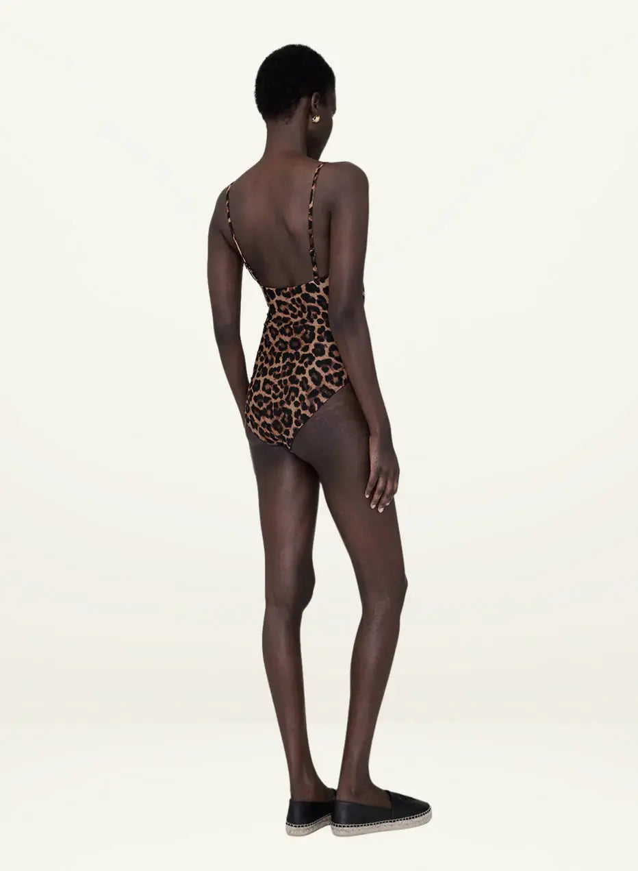 Vesta One Piece in Leopard Anine Bing