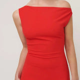 Inaya Gown in Cherry Red Effie Kats
