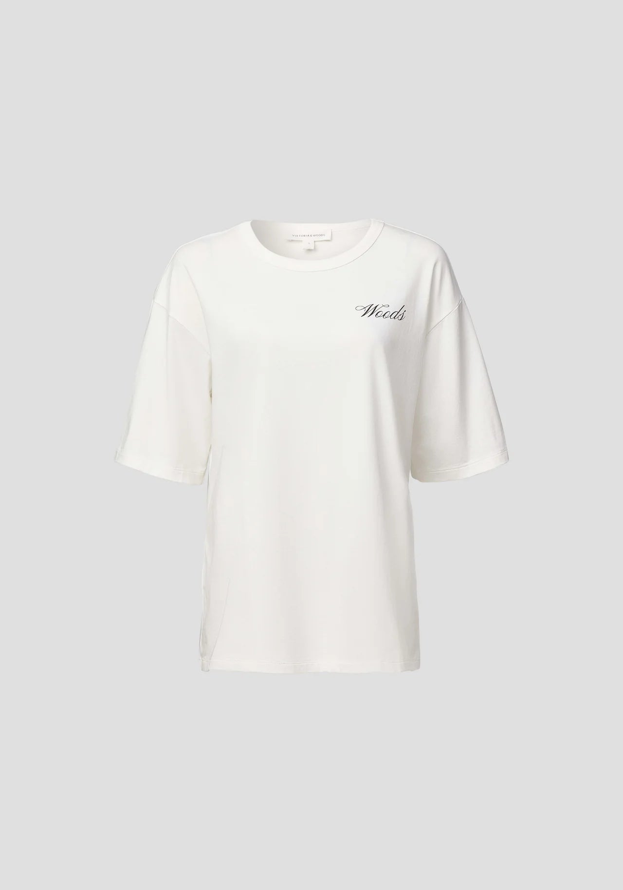 Club Woods Tee in White Viktoria + Woods