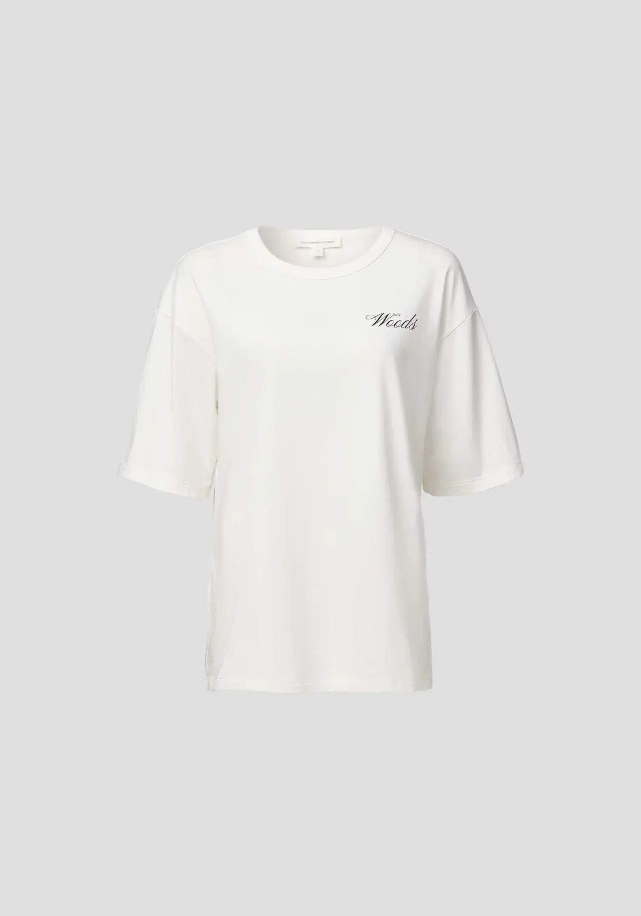 Club Woods Tee in White Viktoria + Woods