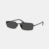 Prada Rectangular Metal Sunglasses Prada