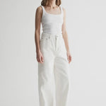 Apollo Jean in White Elka Collective