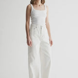 Apollo Jean in White Elka Collective
