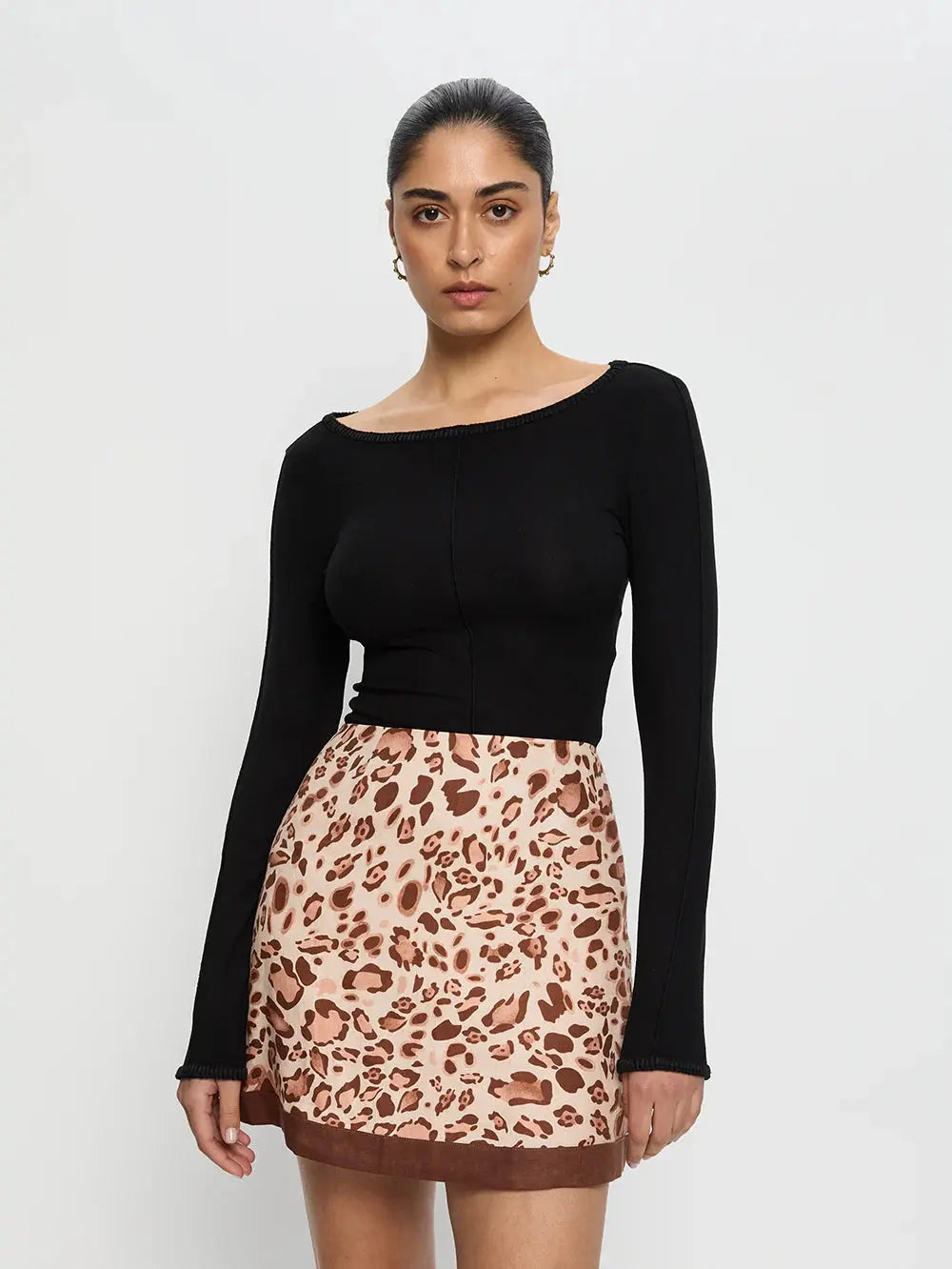 Paris Mini Skirt in Leopard Cloth Lifestyle Boutique