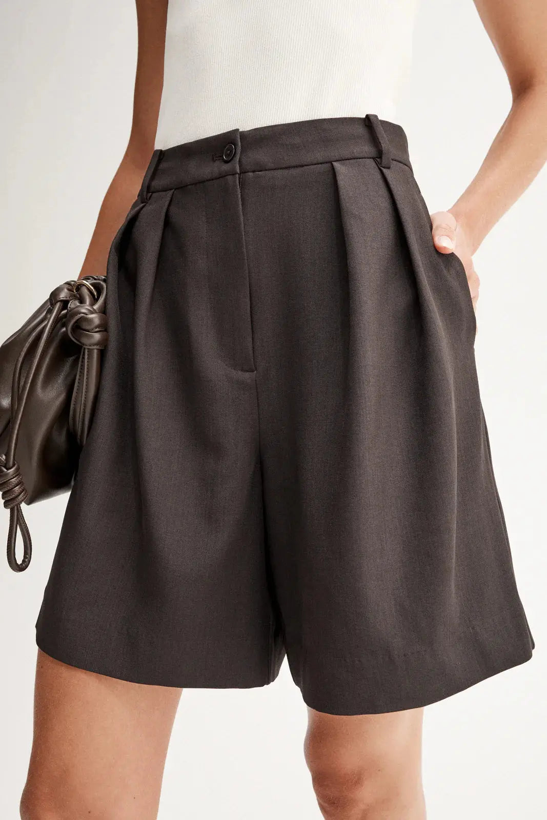 Pharoah Short in Chocolate Elka Collective