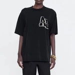 Lili Tee Letterman in Black Anine Bing