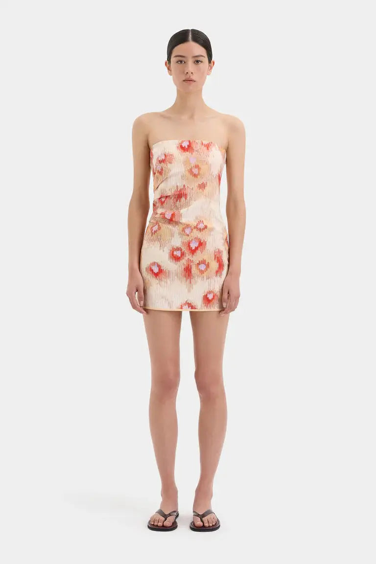 Floral strapless mini dress by Sir at clothlifestyle boutique