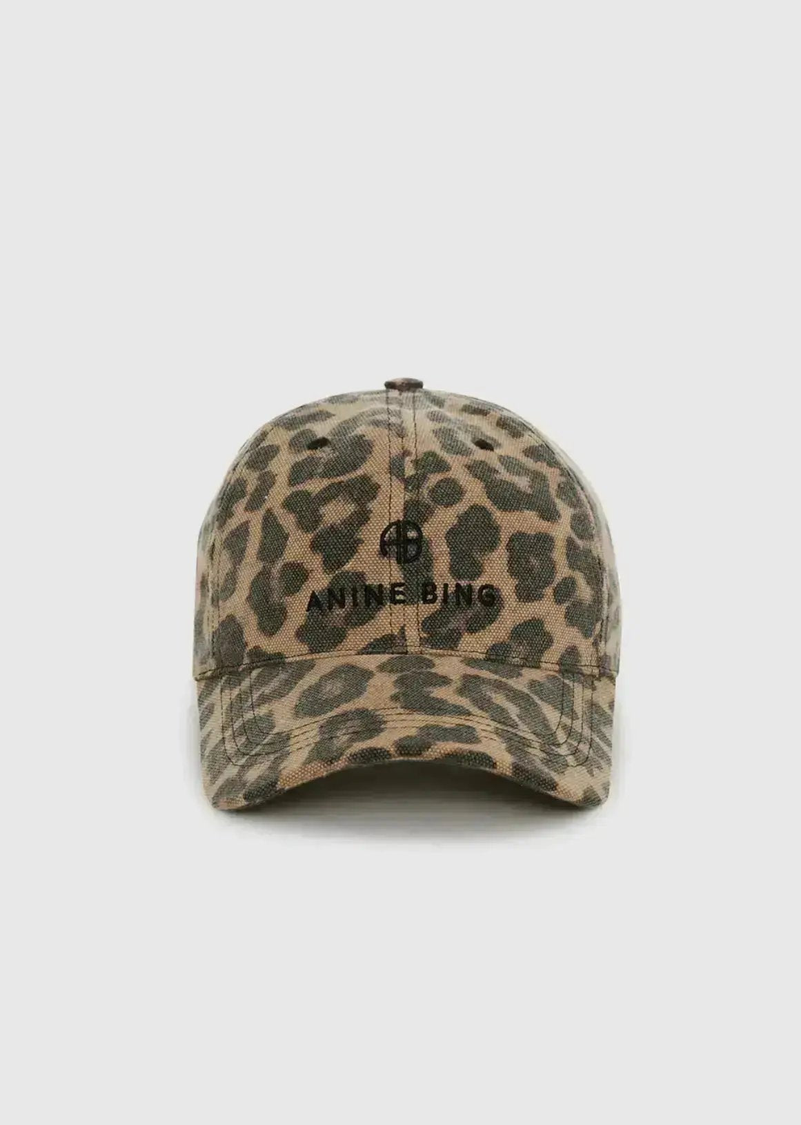 Jeremy Baseball Cap in Leopard Anine Bing