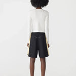 Pique Basketball Short in Black and Lemon BASSIKE