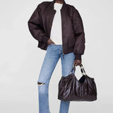 Leon Bomber in Brown