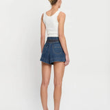 Celene Denim Short in Indigo Kivari