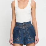 Celene Denim Short in Indigo Kivari