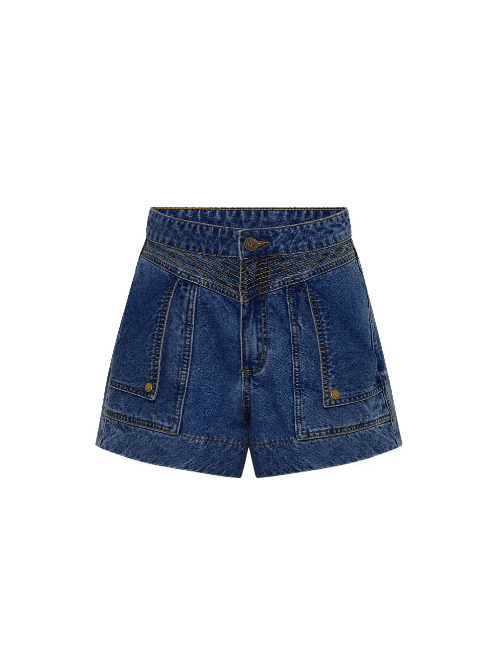 Celene Denim Short in Indigo Kivari